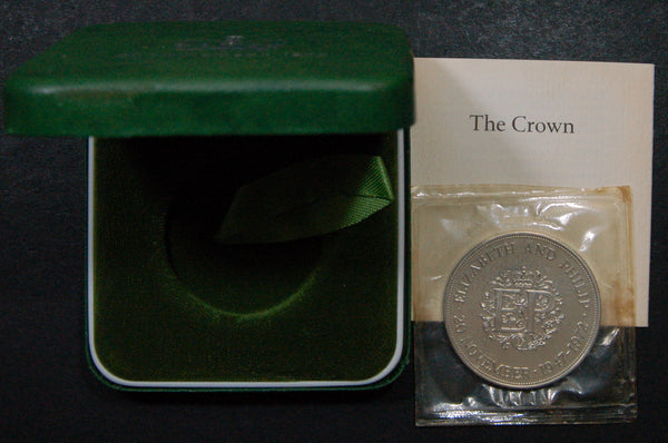 Elizabeth II. Silver proof crown. 1972.