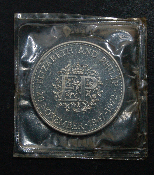 Elizabeth II. Silver proof crown. 1972.