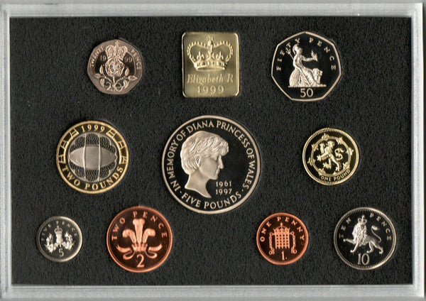 Royal mint. UK Proof Standard year sets. 1983-99
