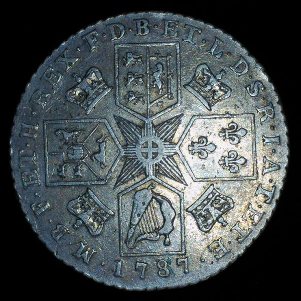 George III. Shilling. 1787. a selection
