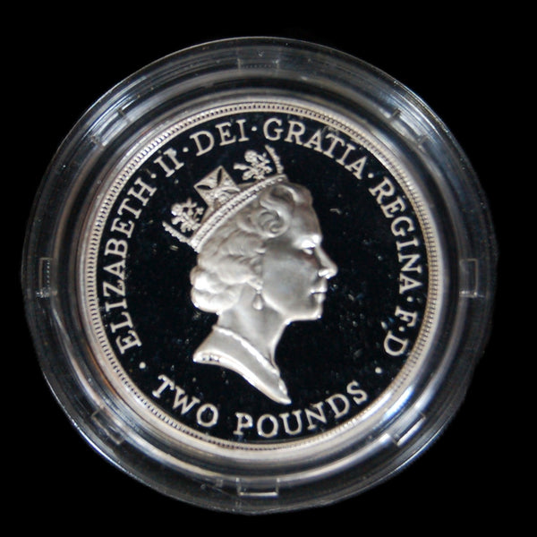 Royal Mint, Silver proof two Pounds. 1995