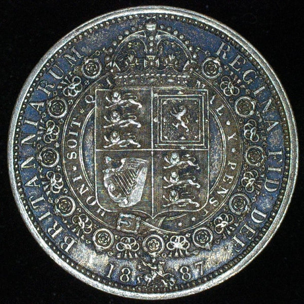 Victoria. Halfcrown. 1887. Jubilee head. A selection.