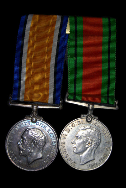 WW1 & 2 pair. Summers. Royal Marines.