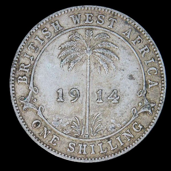 British West Africa. One Shilling. 1914