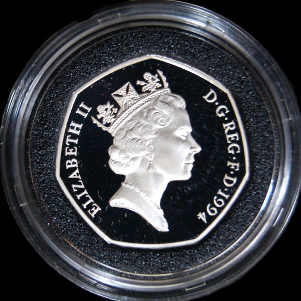 Royal Mint. Silver proof 50 Pence. 1994.