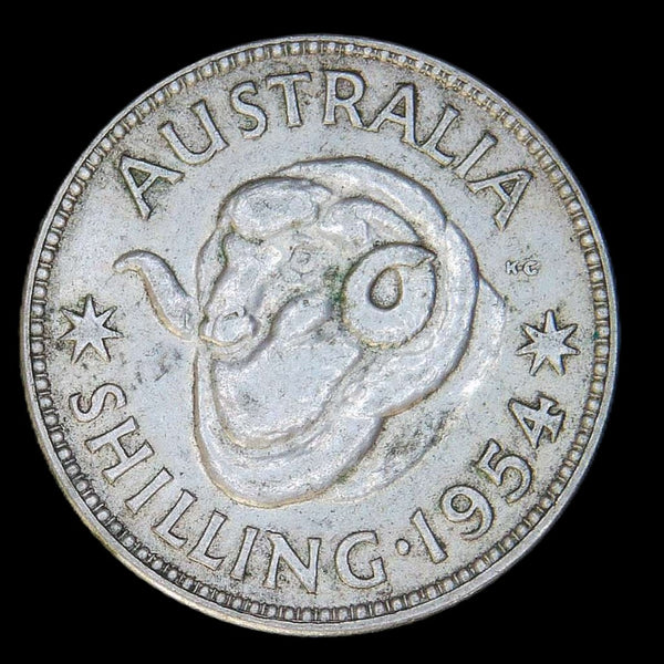 Australia. One Shilling. 1954