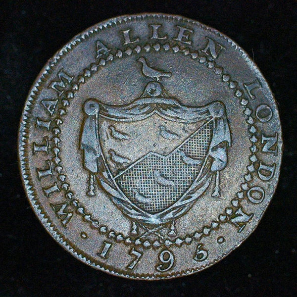 Middlesex (London). Halfpenny. William Allen.