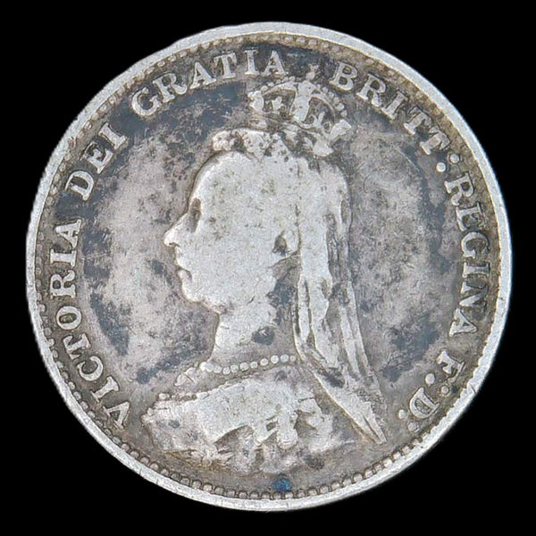 Victoria. Threepence. 1888