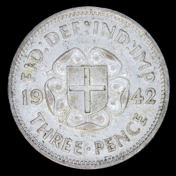 George VI. Threepence. 1942