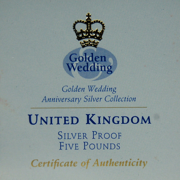 Royal Mint. Silver Proof 5 Pounds. 1997