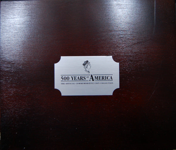 Cook islands. Silver proof 100 Dollars 4 coin set. '500 Years of America'