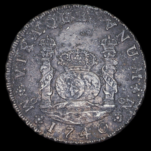 Mexico (Spanish) . 8 Reales. 1740. Shipwreck treasure