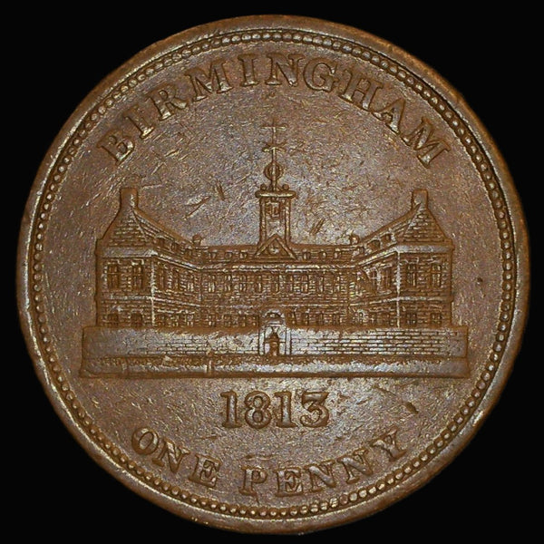 Warwickshire. Birmingham. Workhouse Penny. 1813