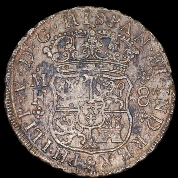 Mexico (Spanish) . 8 Reales. 1740. Shipwreck treasure