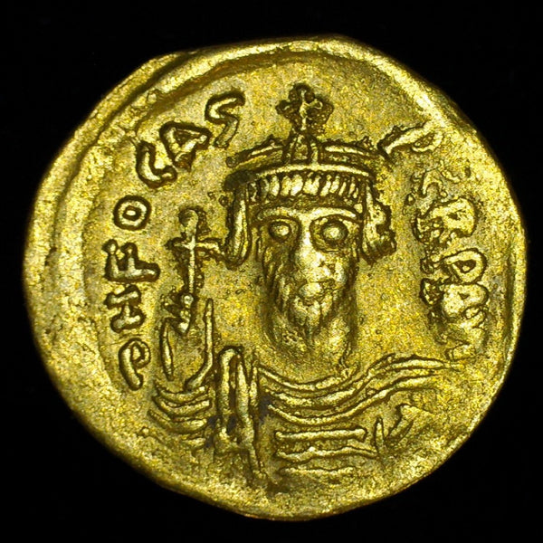 Phocas. 602-610. Solidus