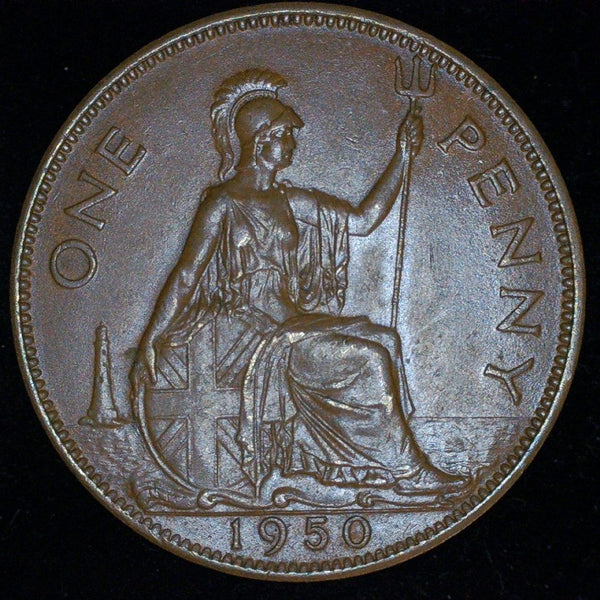 George VI. One Penny. 1950