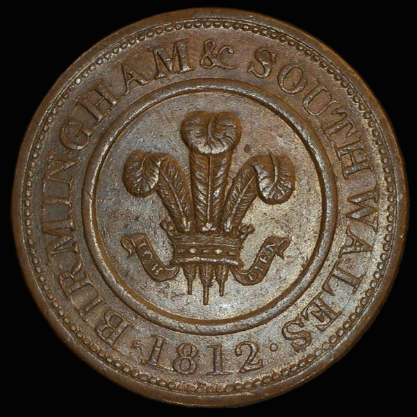 Warwickshire. Birmingham & South Wales. One Penny. 1812