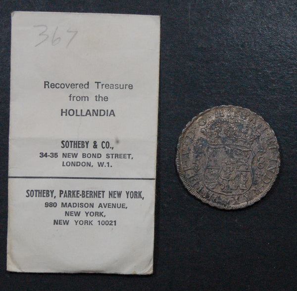 Mexico (Spanish) . 8 Reales. 1740. Shipwreck treasure