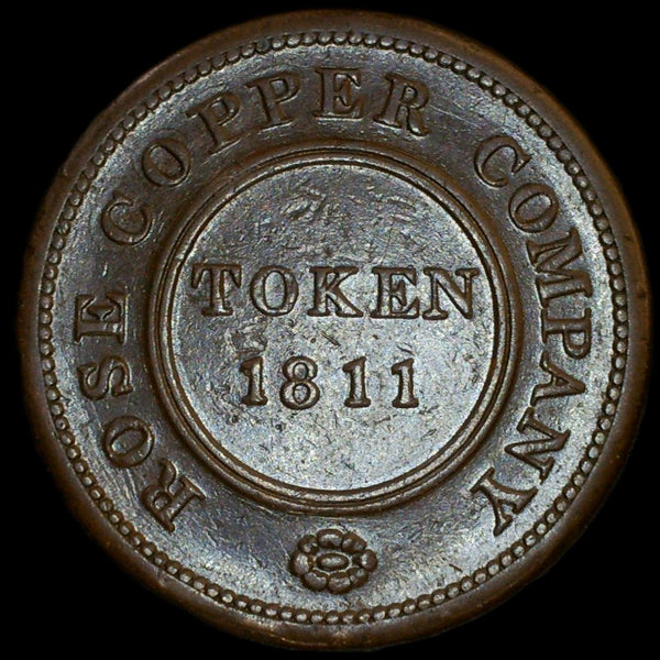 Warwickshire. Birmingham & Swansea. Rose Copper Company. One Penny. 1811