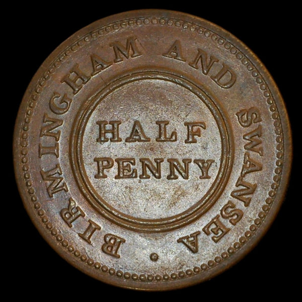 Warwickshire. Birmingham & Swansea. Rose Copper Company. Halfpenny. 1811