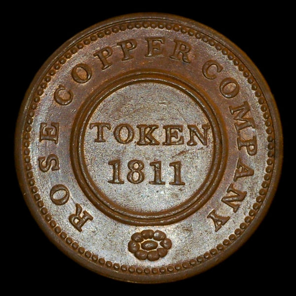Warwickshire. Birmingham & Swansea. Rose Copper Company. Halfpenny. 1811