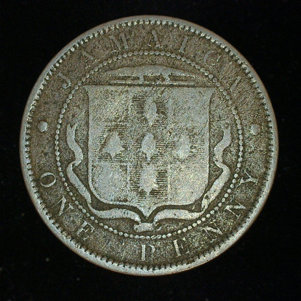 Jamaica. One penny. 1880