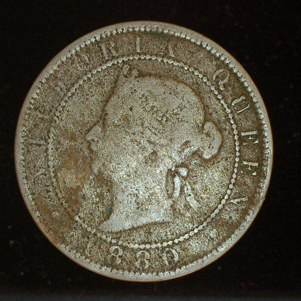 Jamaica. One penny. 1880