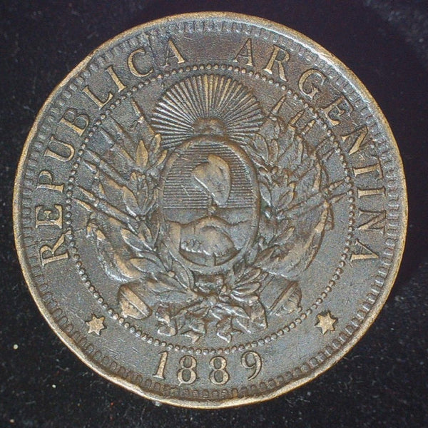 Argentina. 2 Centavos. 1889