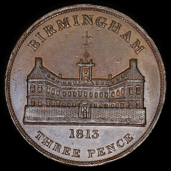 Warwickshire. Birmingham. Three Pence. 1813