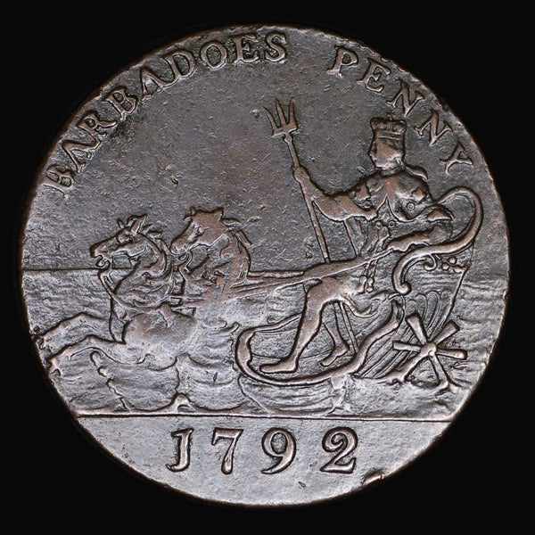 Barbados. One Penny. 1792.
