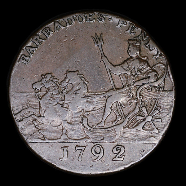 Barbados. One Penny. 1792.
