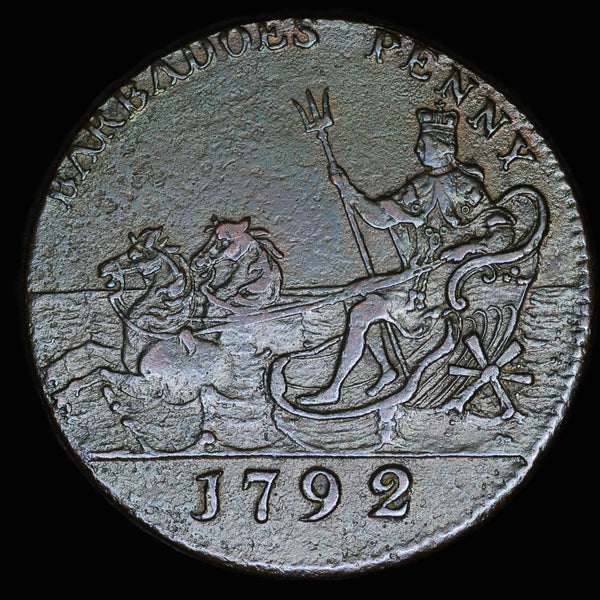Barbados. One Penny. 1792.
