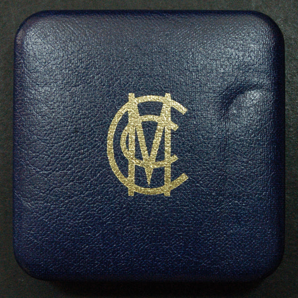 MCC Sterling silver gilt Test Cricket Medallion. 1977