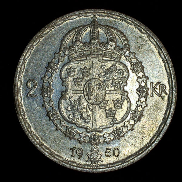 Sweden. 2 Kronor. 1950
