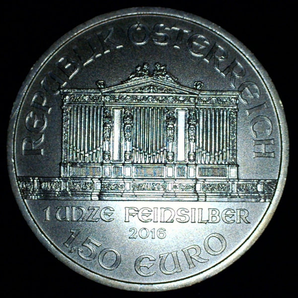 Austria. 1 oz Silver 2016 Philharmonic Bullion Coin