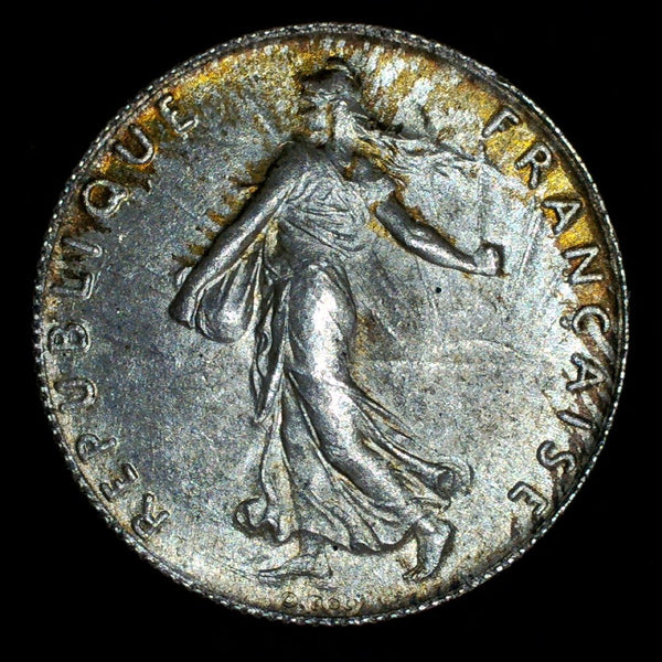 France. 50 Centimes. 1917