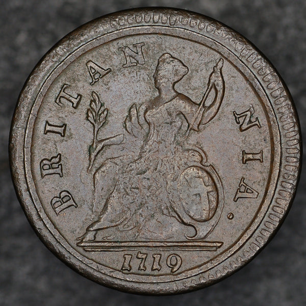 George 1. Half Penny. 1719