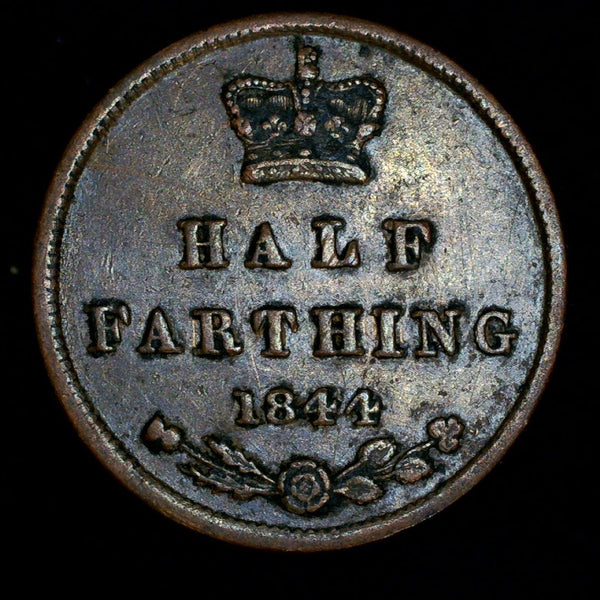 Victoria. Half farthing. 1844. A selection