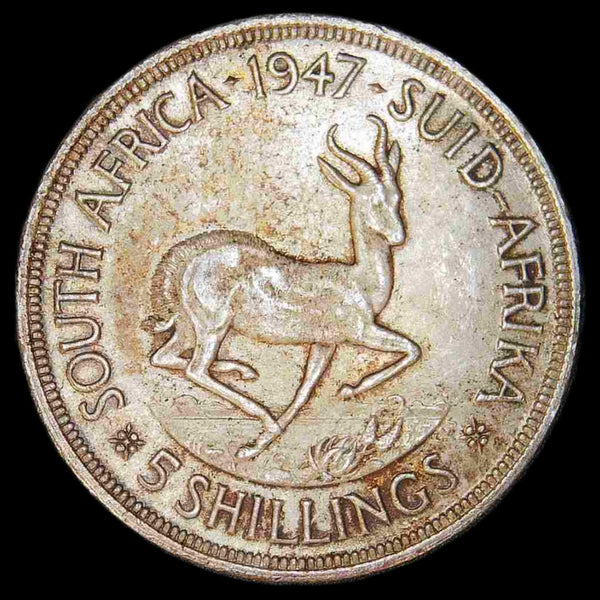 South Africa. 5 Shillings. 1947. A selection.
