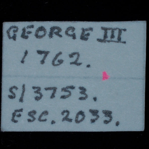 George III. Threepence. 1762