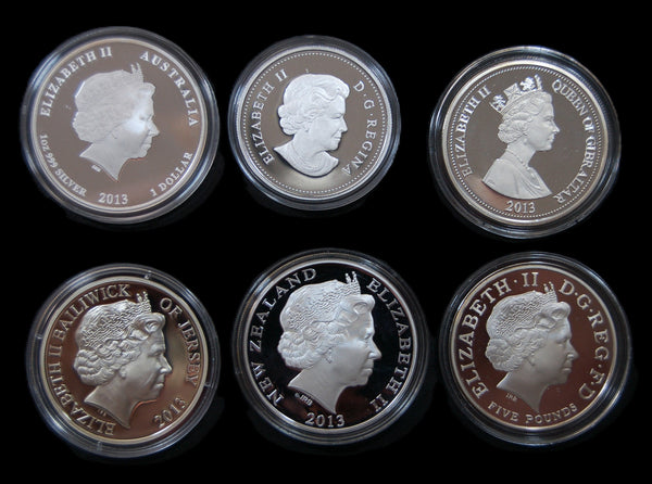 Prince George of Cambridge 6 Coin silver proof Set. 2013