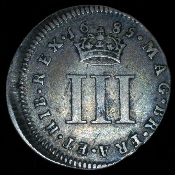 James II. Threepence. 1685