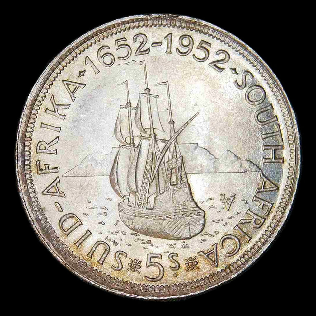 South Africa. 5 Shillings. 1952. A selection.