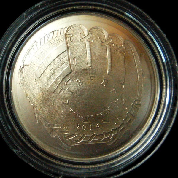 USA. One Dollar. Baseball Hall of Fame. 2014.