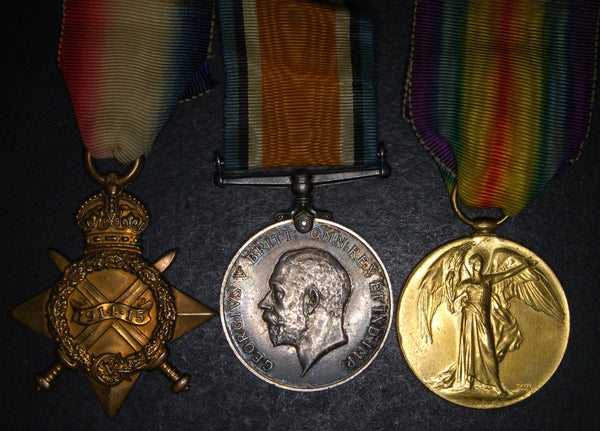 WW1. Trio. Franklin. R.A.