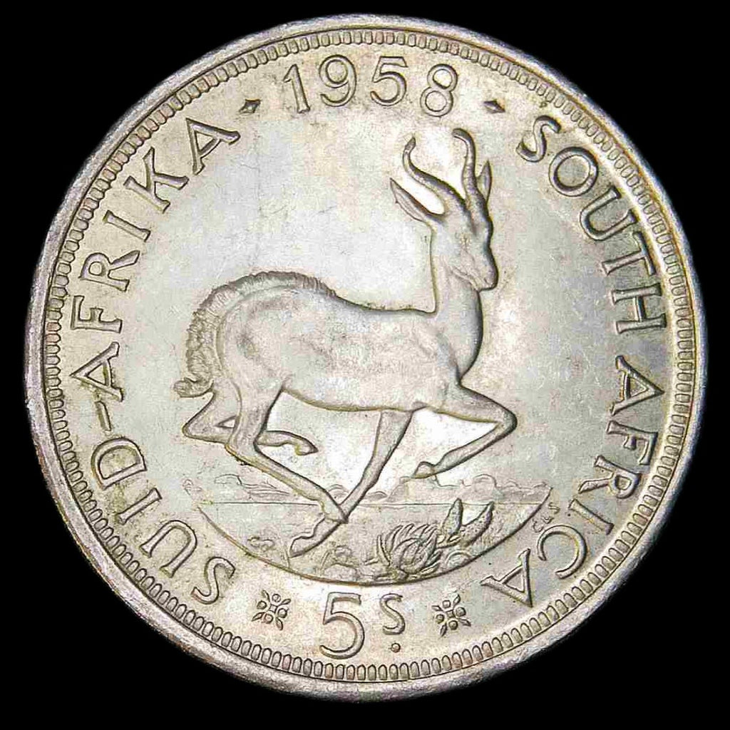 South Africa. 5 Shillings. 1958. A selection.