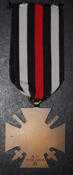 Germany. Honour cross with swords. 1914-18