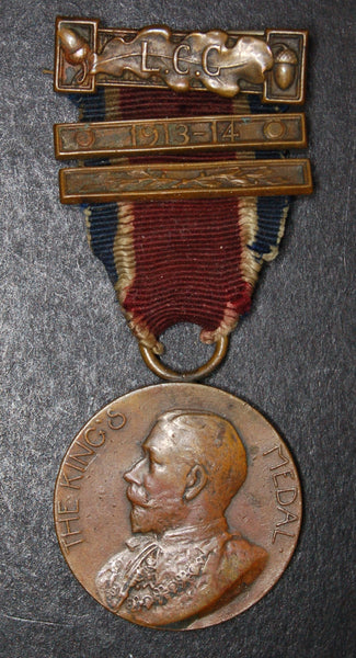 The Kings Medal. London County Council. George V