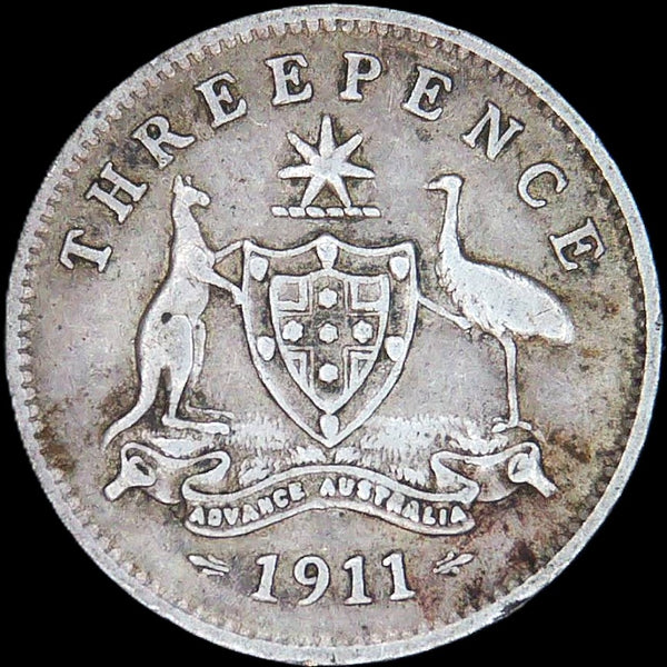 Australia. Threepence. 1911