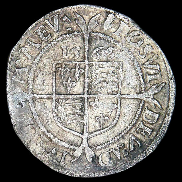 Elizabeth I. Sixpence. 1565